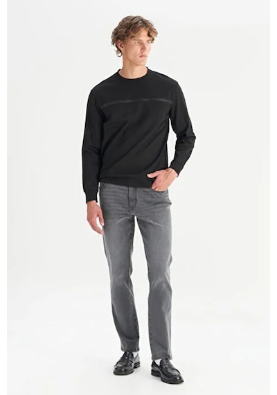 Wrangler Erkek Sweat W2520534 001 Siyah Siyah