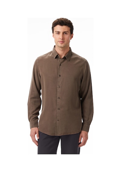 Nautica Erkek Yeşil Classic Fit Gömlek Düz W57536t Yeşil