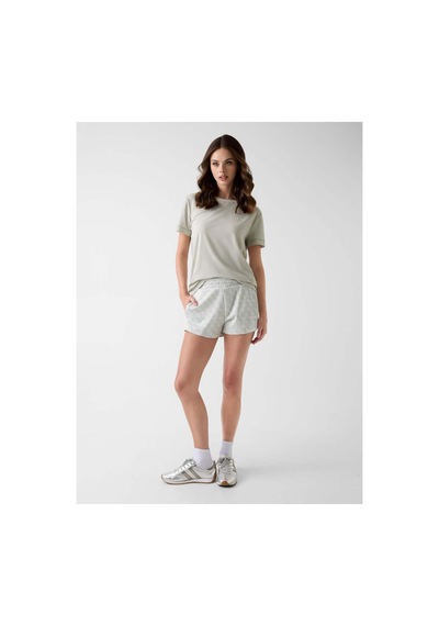 Guess 4g Jacquard Shorts - Monologo Kadın Şort Bej Guess 4g Jacquard Shorts - Monologo Kadın Şort Bej
