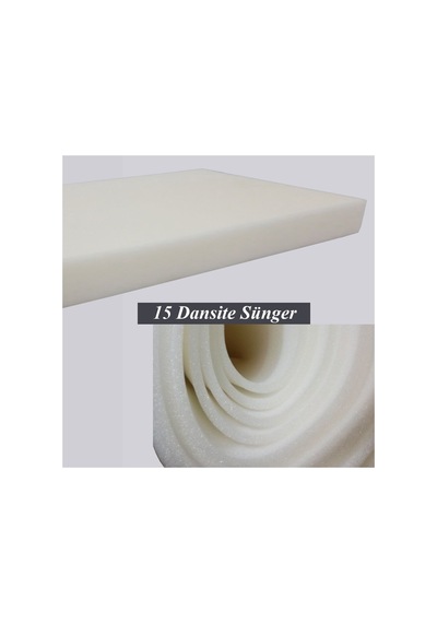Sünger 15 Dansite Ütü Masası Süngeri - Koltuk Süngeri - Döşeme Süngeri 138x238cm Krem