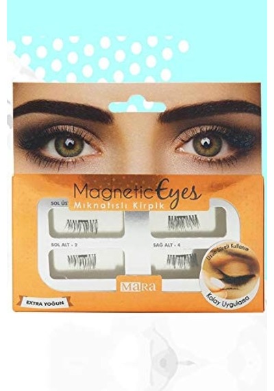 Mara Kozmetik Magnetic Eyes Mıknatıslı Kirpik Extra Yoğun, Siyah