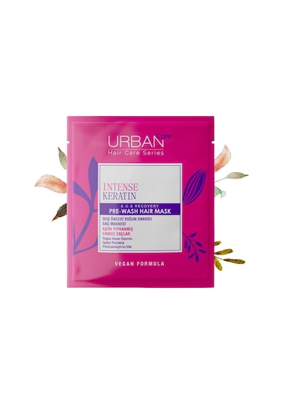 Intense & Keratin Aşırı Yıpranmış Ve Cansız Saçlara Özel Duş Öncesi Saç Bakım Maskesi 3x50ml-vegan