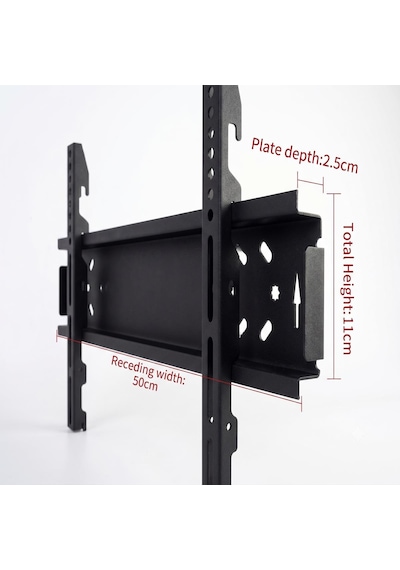 Cendix Cx0tvapr02 Sabit Kilitli Tv Duvar Askı Aparatı 43-60 İnç 50x11 Cm 40 Kg Taşıma Kapasite
