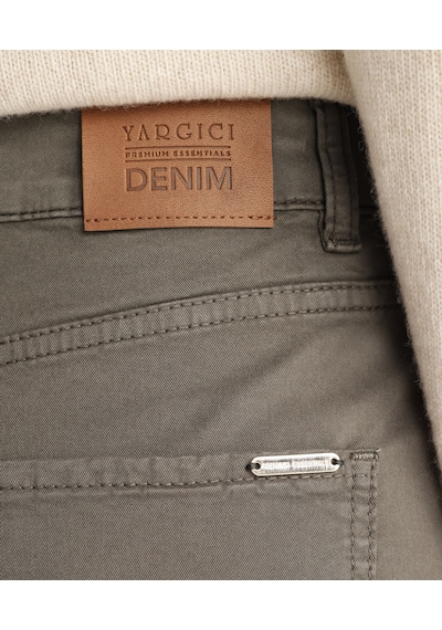 Yargıcı Klasik Fit Denim Pantolon Haki