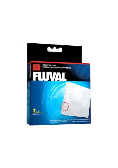 Fluval - 203 - C3 Filtre Süngeri - Kmrsfres - 3 Lü