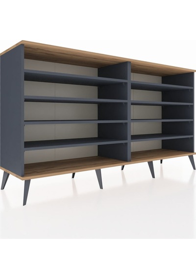 Hyperion Konsol 8 Raflı 176x44x99 Antrasit-çam/antrasit Antrasit-çam/antrasit Hyperion Konsol 8 Raflı 176x44x99 Antrasit-çam/antrasit Antrasit-çam/antrasit