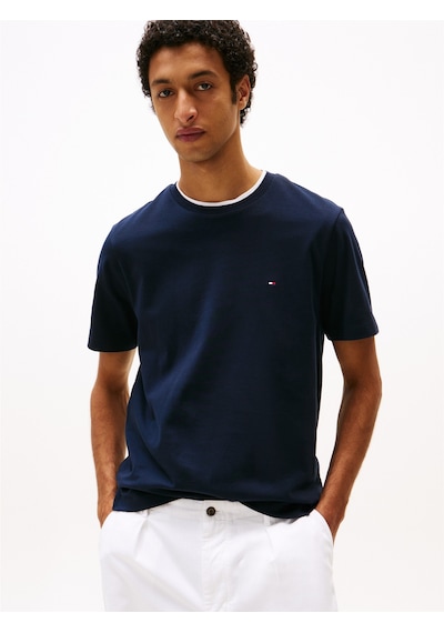 Lıght Interlock Tee Erkek Mavi T-shirt - Mw0mw37508