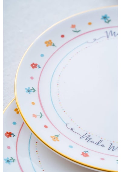 Acar Livaldi 6 Parça Pasta Tabağı - 19 Cm