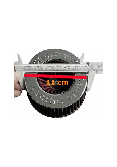 Simota 76mm Açık Hava Filtresi-open Air Filter-performans Hava Filtresi-kırmızı