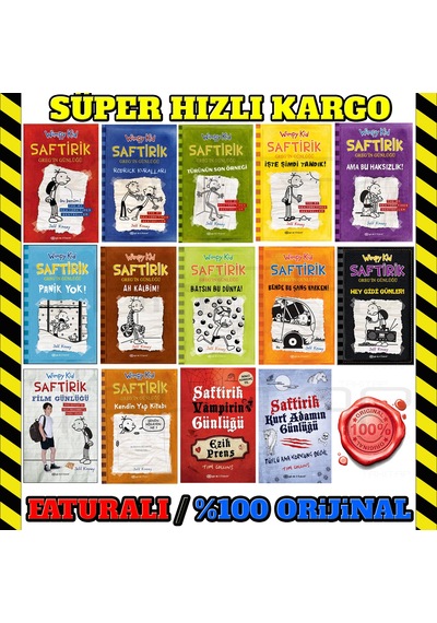 Epsilon Yayınları - Saftirik Greg Serisi - 14 Kitaplık Set