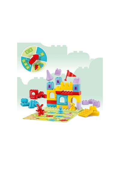 LEGO® DUPLO® Hopsy’nin Kale Oyunu 10450 - 3 Yaş ve Üzeri Çocuklar için 3 Hayvan Figürü İçeren Eğitici Oyuncak Yapım Seti (47 Parça)