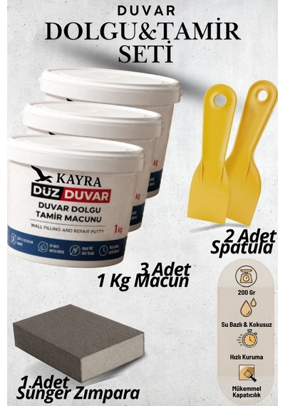 6 Parça Beyaz Duvar Tamir Macunu Seti 3 Adet 1000 Gr - 3000 Gr Çatlak, Delik Ve Derz Dolgusu - 2 Adet Plastik Spatula Ve Kübik Zımpara İle Alçı Yüzey Onarım Seti 3 Kg 3 Kilo Duvar Tamir Macunu Seti Beyaz Beyaz 6 Parça Beyaz Duvar Tamir Macunu Seti 3 Adet 1000 Gr - 3000 Gr Çatlak, Delik Ve Derz Dolgusu - 2 Adet Plastik Spatula Ve Kübik Zımpara İle Alçı Yüzey Onarım Seti 3 Kg 3 Kilo Duvar Tamir Macunu Seti Beyaz Beyaz