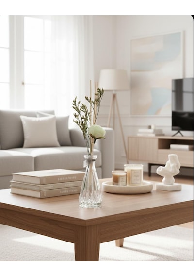 Cam Vazoda Çiçekli Oda Kokusu Seti 23 Cm Çubuklu Oda Kokusu White Jasmine