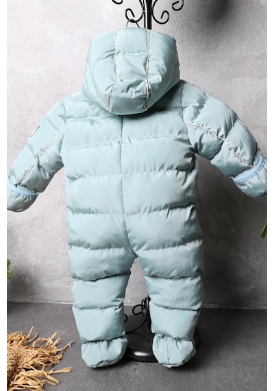 Benitto Kids Kız Bebek Astronot Tulum Yeşil