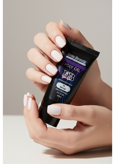 30ml Beyaz Protez Tırnak Jeli Poly Jel Tırnak Uzatma Jeli Polygel Polijel Poly Gel Beyaz