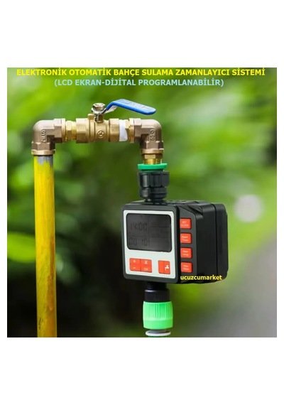 Otomatik Sulama Saati Zamanlayıcı Bahçe Sulama Elektronik Sistemi