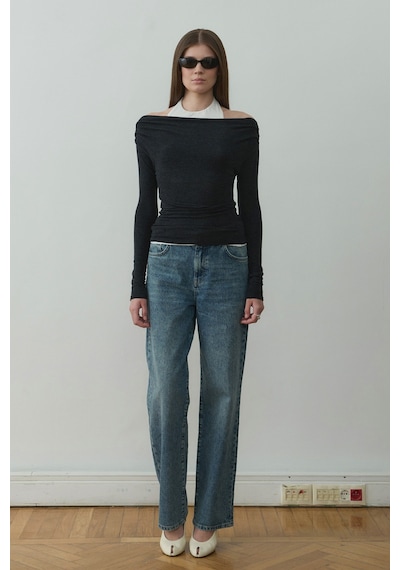 Suud Collection Füme Emy İkili Bluz