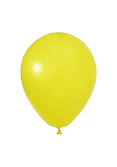 20 Adet 5 İnç 13 Cm Pastel Sarı Balon Doğum Günü Süsleme Sarı