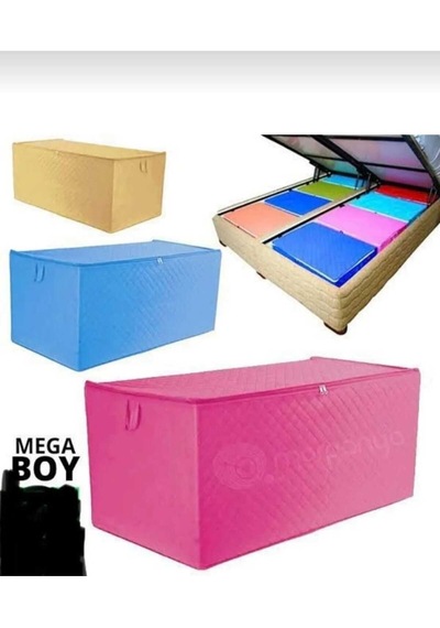 3 Lü Hurç Set Çok Amaçlı Saklama Kutusu Kumaş Hurç Organizer Kazak Elbise Kiyafet Hurcu Yıanabilinir Diğer