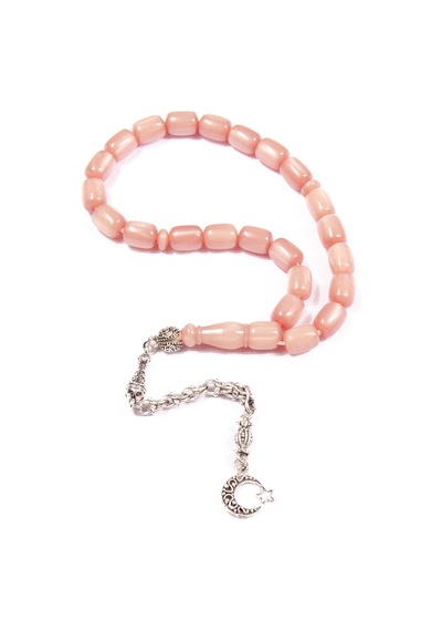 Burhan Sağlam Kapsül Kesim 11x8 Mm Efe Boy Simli Katalin Alpaka Püsküllü Tesbih Bs24394