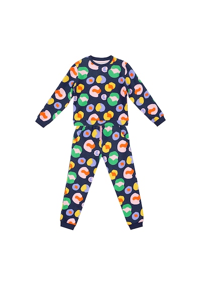Denokids Mshb&g Renkli Lacivert Kız Çocuk Eşofman Takım Çok Renkli