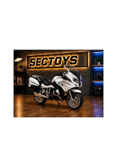 1:12 Ölçek Bmw R1250 Rt Diecast Model Motosiklet Beyaz Kutulu Lisanslı Bmw R1250 Motosiklet