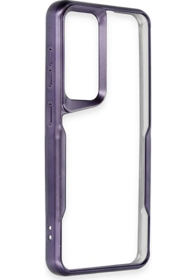 Gld-spt- Newface Samsung Uyumlu Galaxy A55 5g Kılıf Boyi Silikon Kapak - Derin Mor