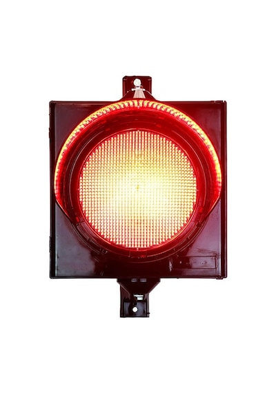 200 Mm Power Ledli Tekli Sinyal Verici, Trafik Lambası-573 - 24 Vdc