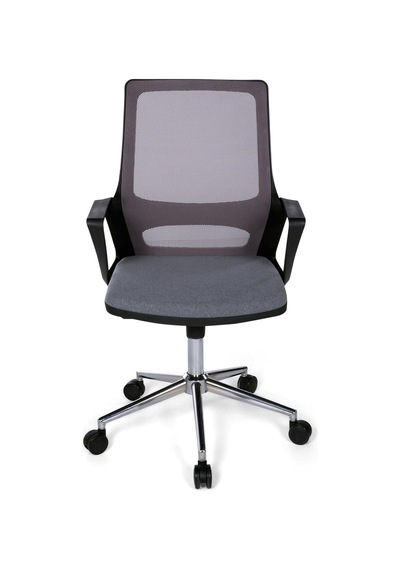 Ofisbazaar Lizz Gri Fileli Çalışma Koltuğu Ergonomik Ofis Ve Ev Koltuğu Gri Gri