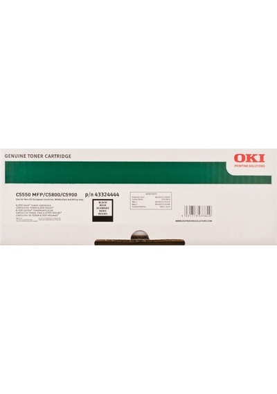 Okı C5550 43324444 Siyah Toner - C5550-C5800-C5900