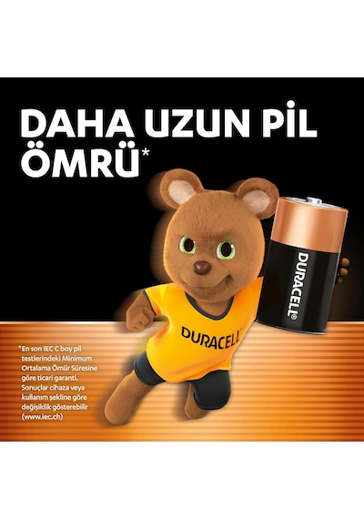 Basıc Alkalin C Pil 2 Li Paket 1,5v