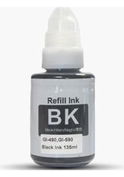 Prıntpen Canon Gı-490bk,gı-590bk Black Mürekkep 135ml./sise