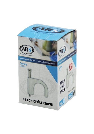 Ars Kod-347949 No-2 Beton Çivili Kroşe 2x4 Antigron 100 Adet 0 - 10 CM