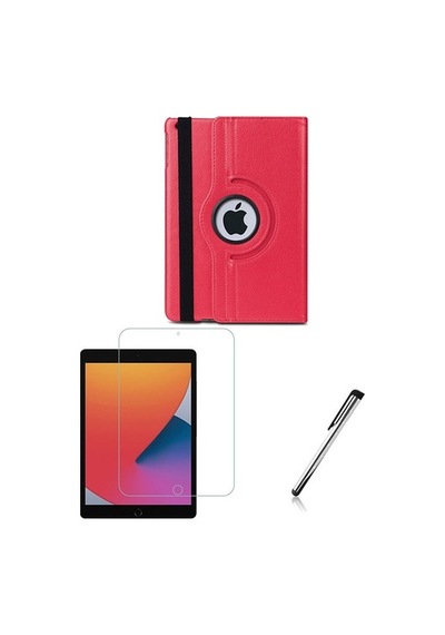 Apple Uyumlu iPad, 7.Nesil Dönerli Tablet Kılıfı + Ekran Koruyucu +Tablet Kalem