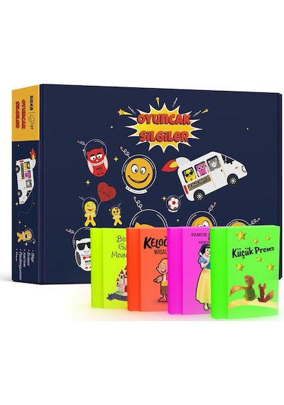 Silka Neon Kitap Silgi Art21 36 lı Kutu