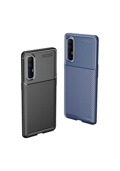 Oppo Reno 3 Pro 5g Kılıf Zore Negro Silikon Kapak Siyah