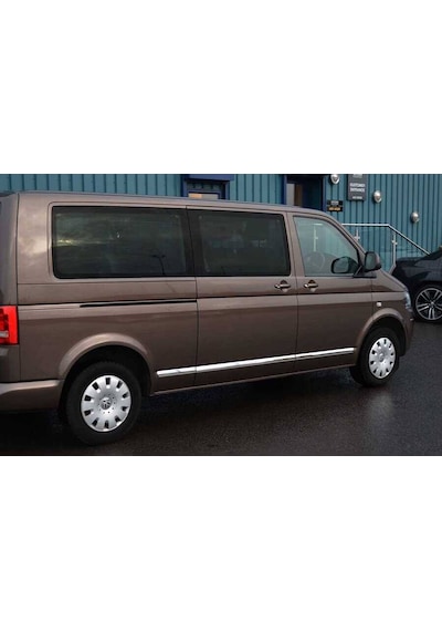 Vw T5 Transporter Krom Yan Kapı Çıtası Tek Sürgü 5 Parça kısa Şa N11.334