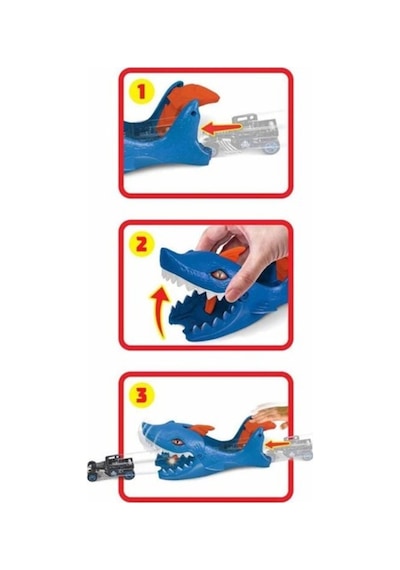 Hot Wheels Vahşi Fırlatıcılar Serisi Köpekbalığı Gvf41-gvf43