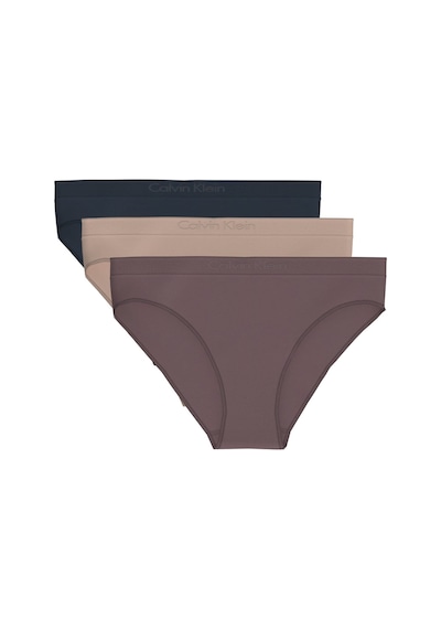 Calvin Klein Kadın 3'lü Paket Kahverengi/bej/siyah İç Çamaşırı-16026