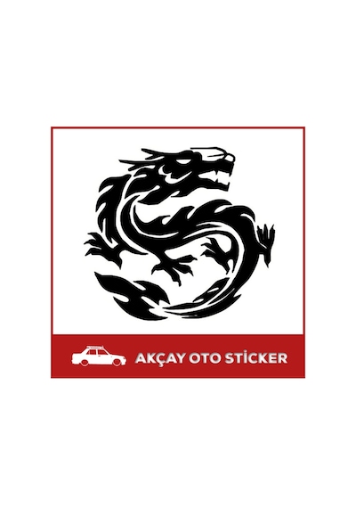 Ejder Sticker Ejderha Etiket Ejderha Sticker Araba Sticker