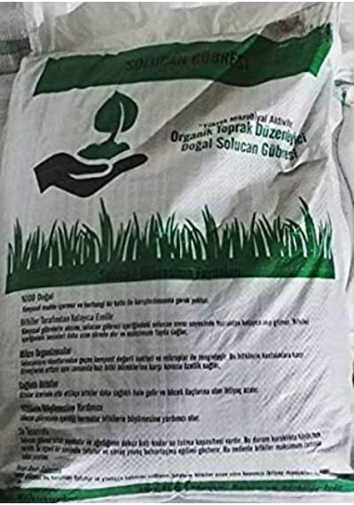 Organik Solucan Gübresi Toz Sebze Meyve Ve Süs Bitkileri 5 KG.
