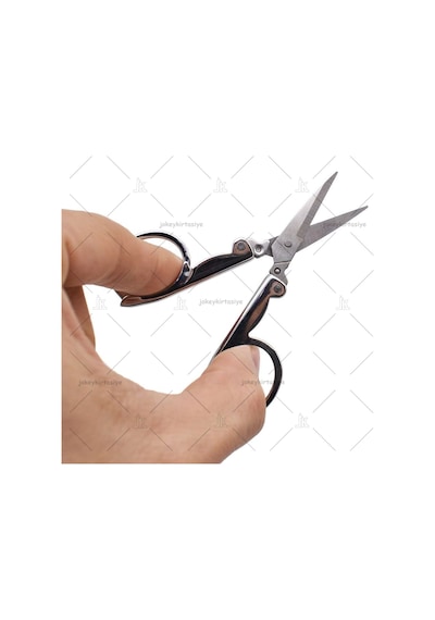 Çelik Katlanır Cep Tipi Seyahat ✂ Makası Açık 12Cm Kapalı 5Cm