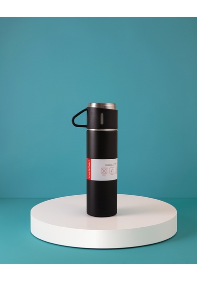 Termos Seti 304 Çelik 500 Ml 2 Bardaklı Uzun Süre Isı Korumalı Çok Renkli