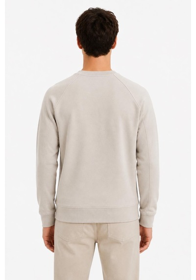 Alexandergardi Reglan Kol Basic Sweatshirt Bej
