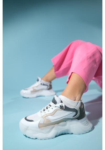 Luvishoes Opole Beyaz Multi Kadın Spor Ayakkabı Beyaz