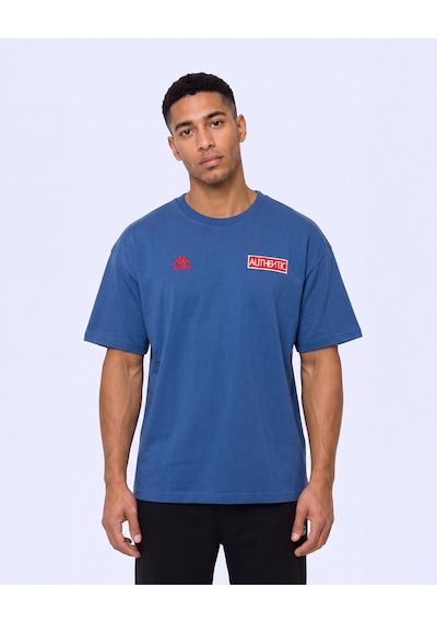 Kappa Authentic Oyster Tur Erkek Dark Tone Oversize Tişört