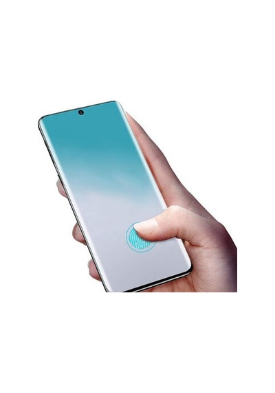 Samsung Galaxy S21 Plus İle Uyumlu Şeffaf Esnek Kavisli Ekranı Tam Kaplayan Pet Ekran Koruyucu
