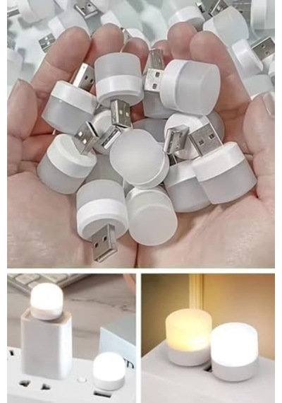 Usb Mini Top Led 10 Lu Aydınlatma Seti Sıcak Renkli Gece Lambası, Enerji Tasarruflu Mikro Led Işıklar