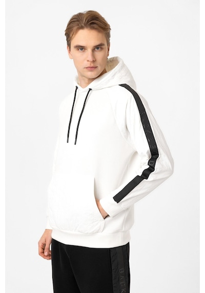 Backandbond Regular Fit Kapüşonlu Sweatshirt Beyaz