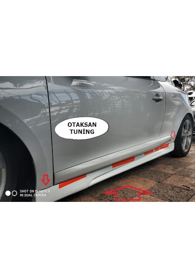 Renault Clio Symbol Yan Marşpiyel Takımı - Yeni Model - Fiberglas